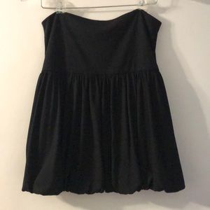 Black bubble skirt